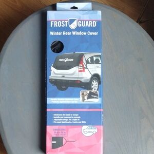 Black Winter Rear Window Cover